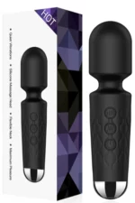 Vibrator reincarcabil USB, pentru stimularea clitorisului cu multiple intesitati si moduri de vibratii, negru