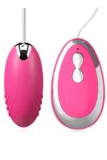 Vibrator tip Ou fuchsia cu telecomanda pe cablu pentru stimulare vaginala si sau clitoridiana