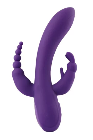 vibrator triplu model iepuras mov