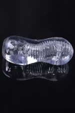 Masturbator Crystal tansparent din Silicon TPE, pentru barbati, Vagin 3D