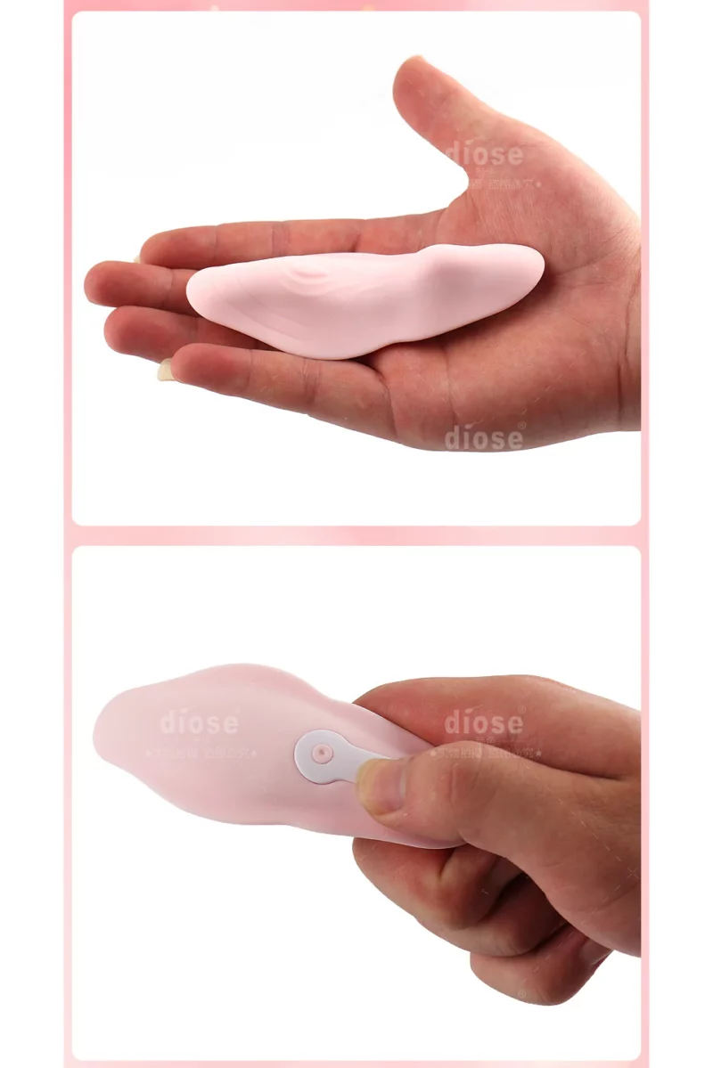 Vibrator purtabil tip fluture cu telecomanda wireless si multiple moduri de vibrare, Fuchsia - imagine 7