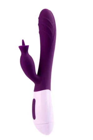 Vibrator mov dual model IEPURAS, pentru simularea punctului G si a clitorisului