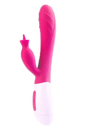 Vibrator fuchsia dual model IEPURAS, pentru simularea punctului G si a clitorisului