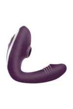 Vibrator dual mov cu suctiune/aspiratie pentru simularea vaginului si a clitorisului