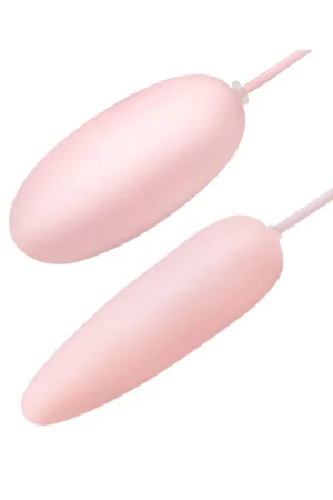 Vibrator roz dublu functionabil cu USB cu Ou pentru punctul G si plug anal simplu