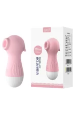 Vibrator roz clitoridian cu functie de suctiune/aspiratie si multiple moduri de vibratie