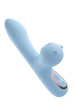 Vibrator Mirro GALAKU cu multiple functii de vibrare, aspirare si incalzire, SkyBlue