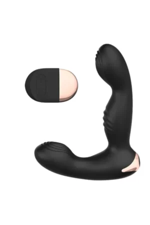 Vibrator anal cu telecomanda si multiple moduri de vibratii, negru