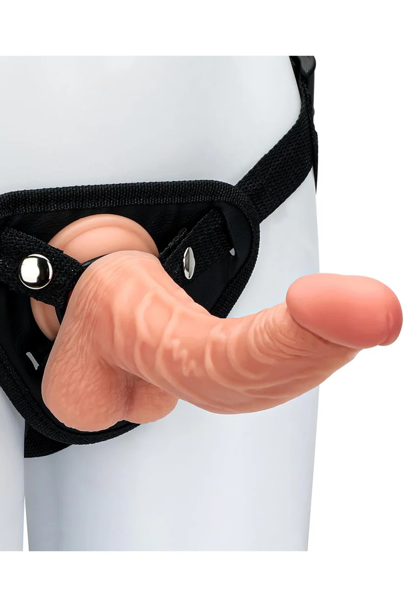 Set strap-on dildo realist și kit dildo centură premium TOY466-5