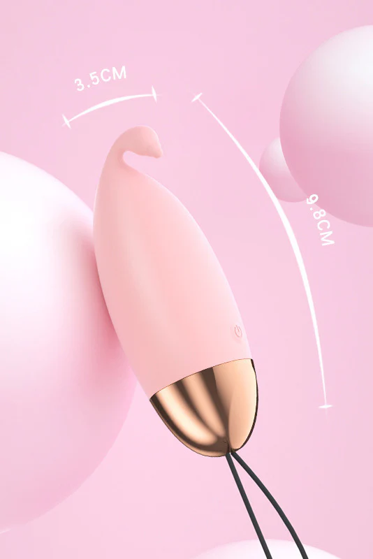 Vibrator Tip Ou în Formă de Fluture Premium din Silicon pentru Stimulare Clitoridiană, Reîncărcabil, Roz TOY468-57 - imagine 8