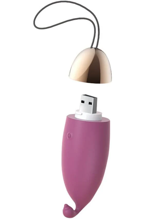 Vibrator Tip Ou în Formă de Fluture Premium din Silicon pentru Stimulare Clitoridiană, Reîncărcabil, Roz TOY468-57 - imagine 4