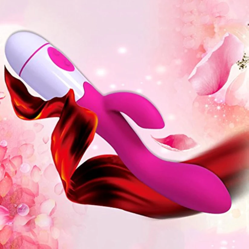 Vibrator dublu premium și stimulator dublu fuchsia premium TOY491-55