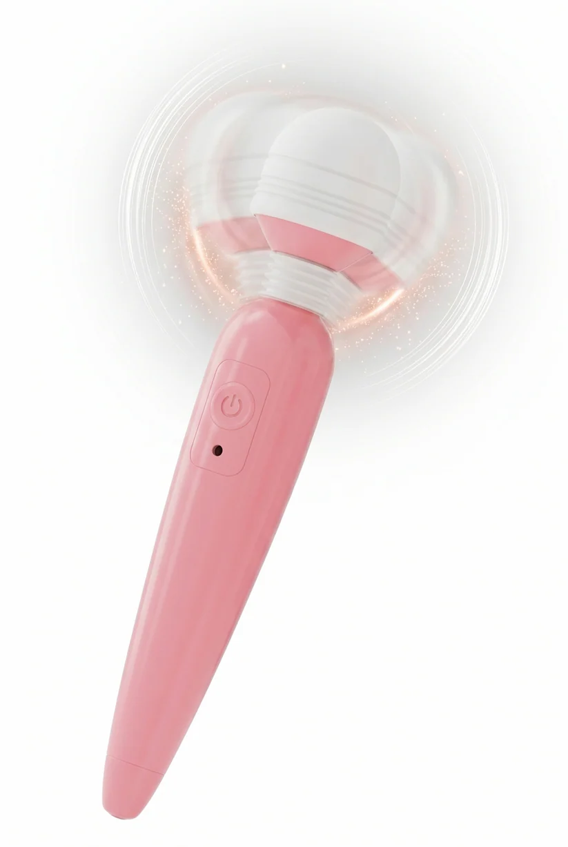 Vibrator wand premium și baghetă erotică cu cap flexibil TOY615-225